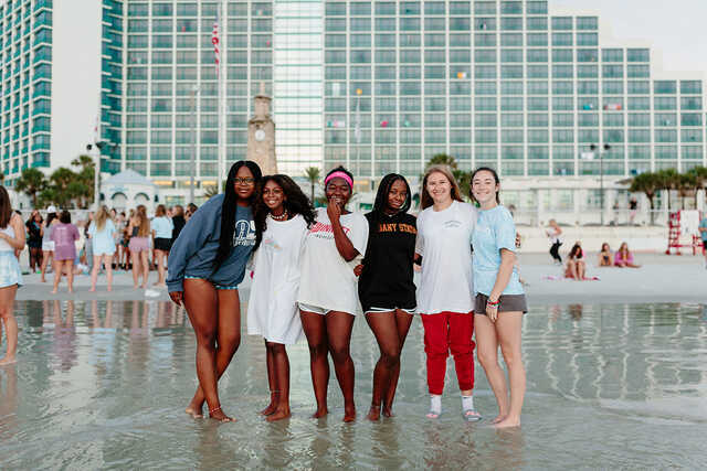 InsideOut Daytona Students on Beach